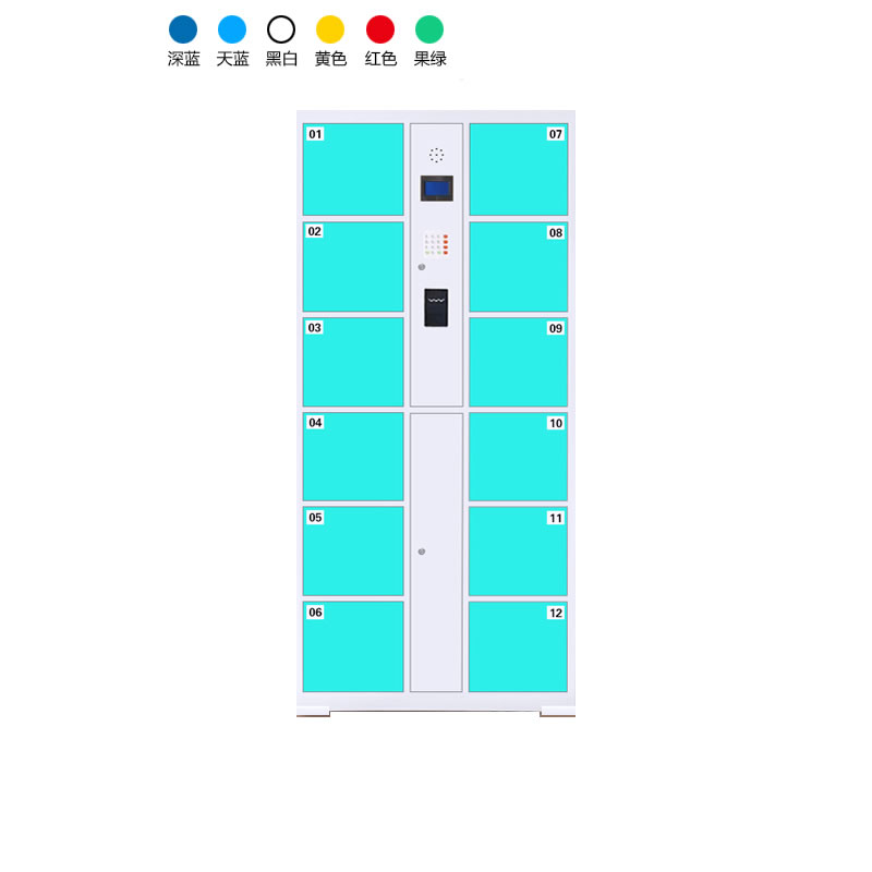 12門電子存包柜（刷卡+編碼型）